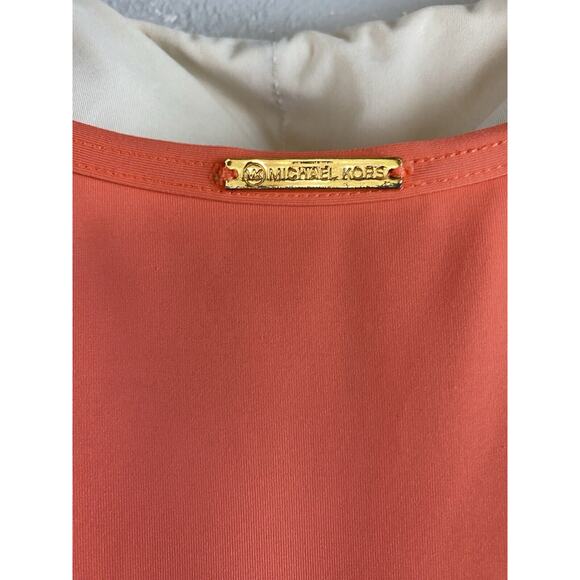 Michael Michael Kors Size 10 Orange Tiered Ruffle One Piece Suit - Picture 3 of 8